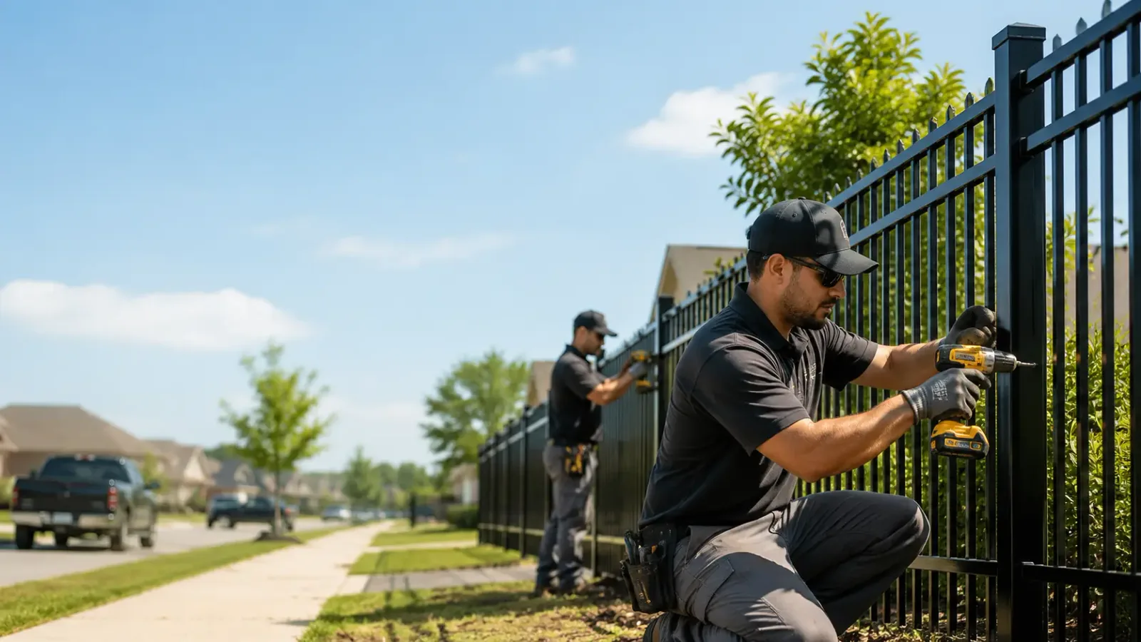Metal Fence Installation in Warrensburg, IL